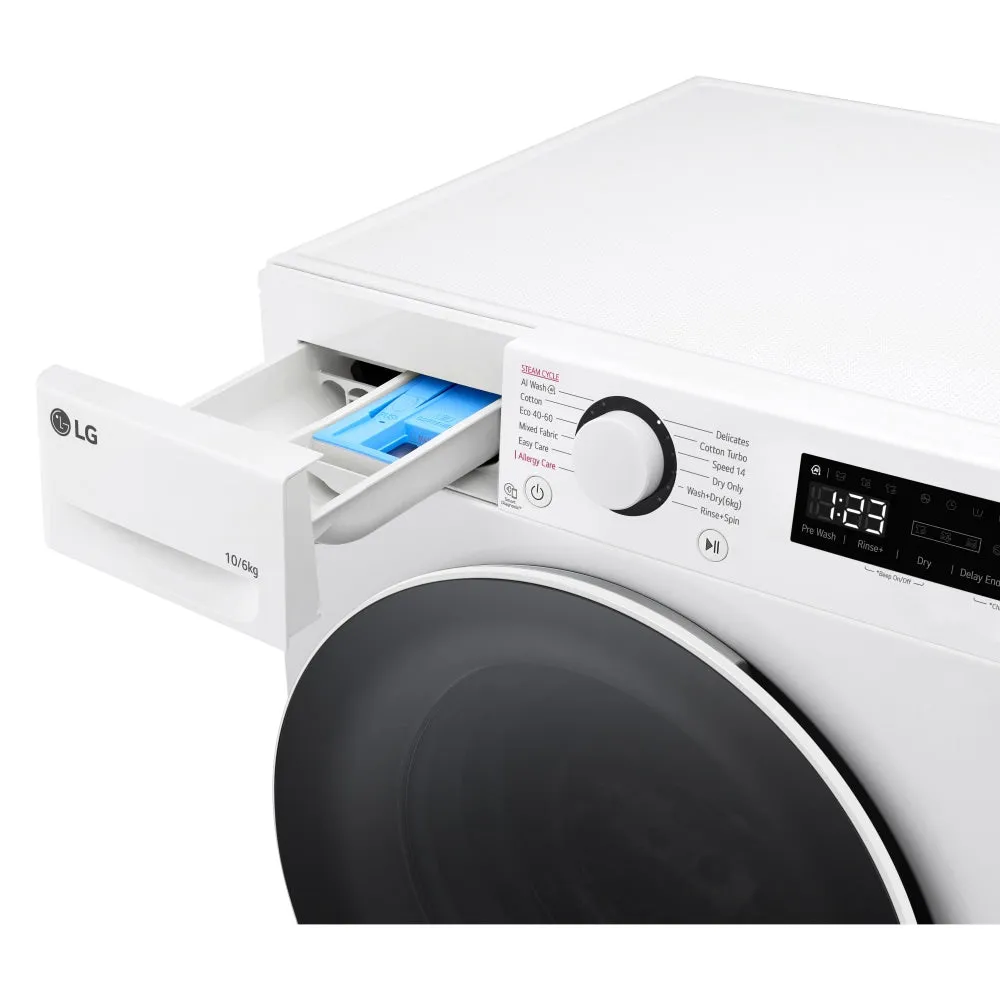 LG FWY606WWLN1 10kg/6kg Washer Dryer