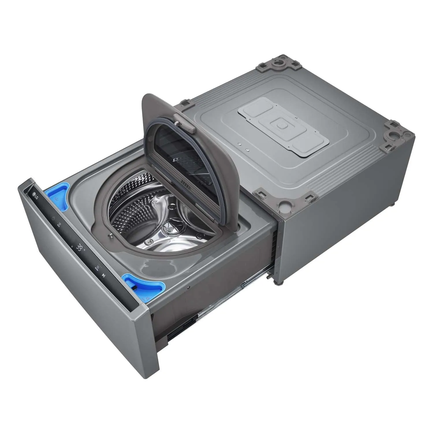 LG Graphite Steel 27'' LG SideKick Pedestal Washer (1 Cu. Ft) - WD300CV