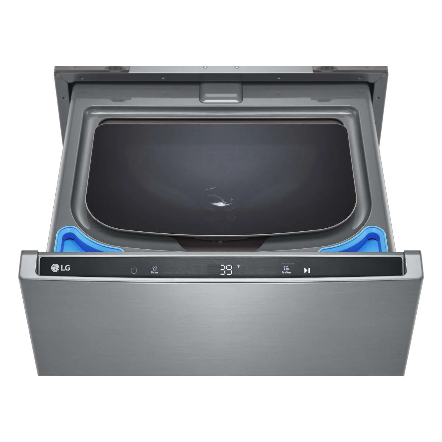 LG Graphite Steel 27'' LG SideKick Pedestal Washer (1 Cu. Ft) - WD300CV