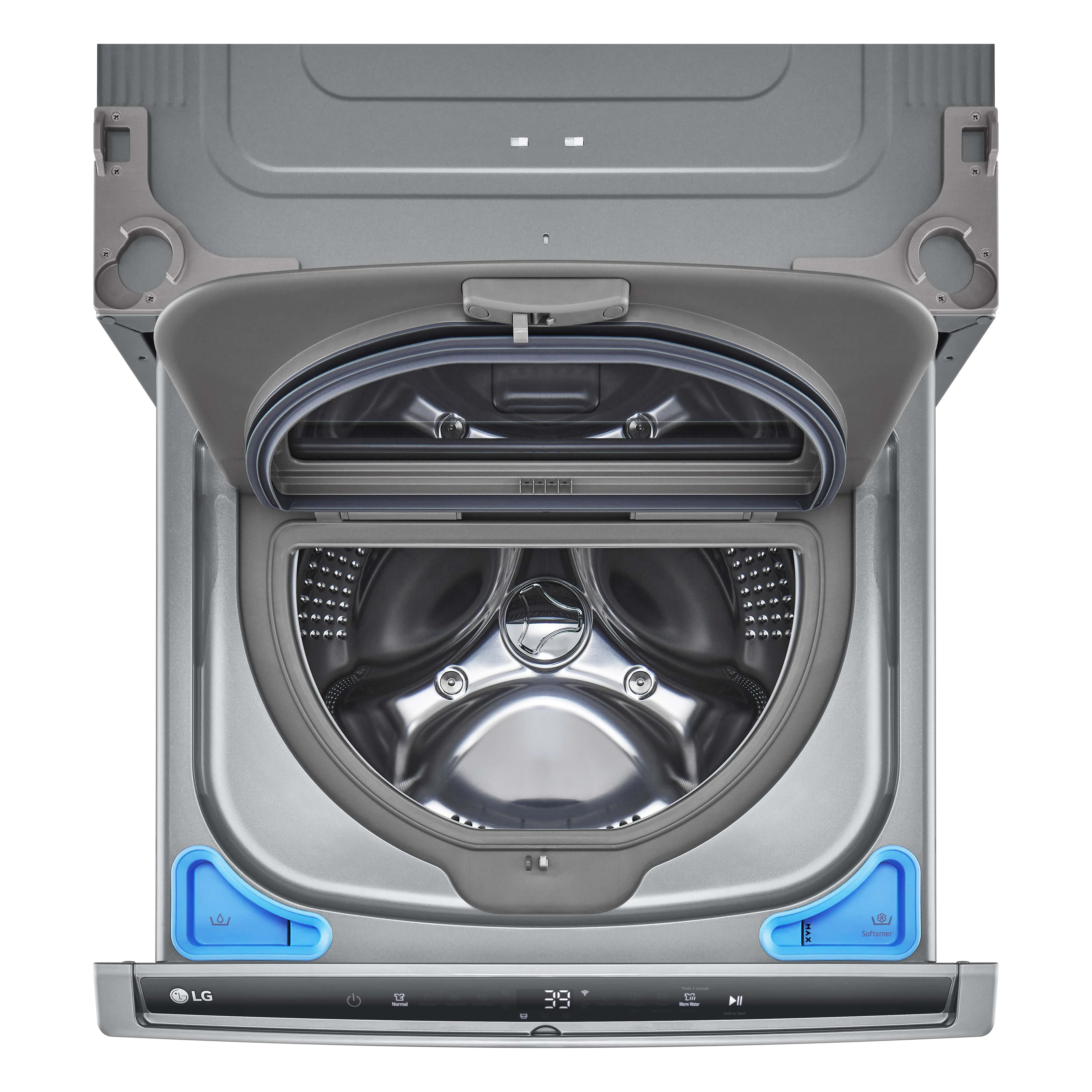 LG Graphite Steel 27'' LG SideKick Pedestal Washer (1 Cu. Ft) - WD300CV