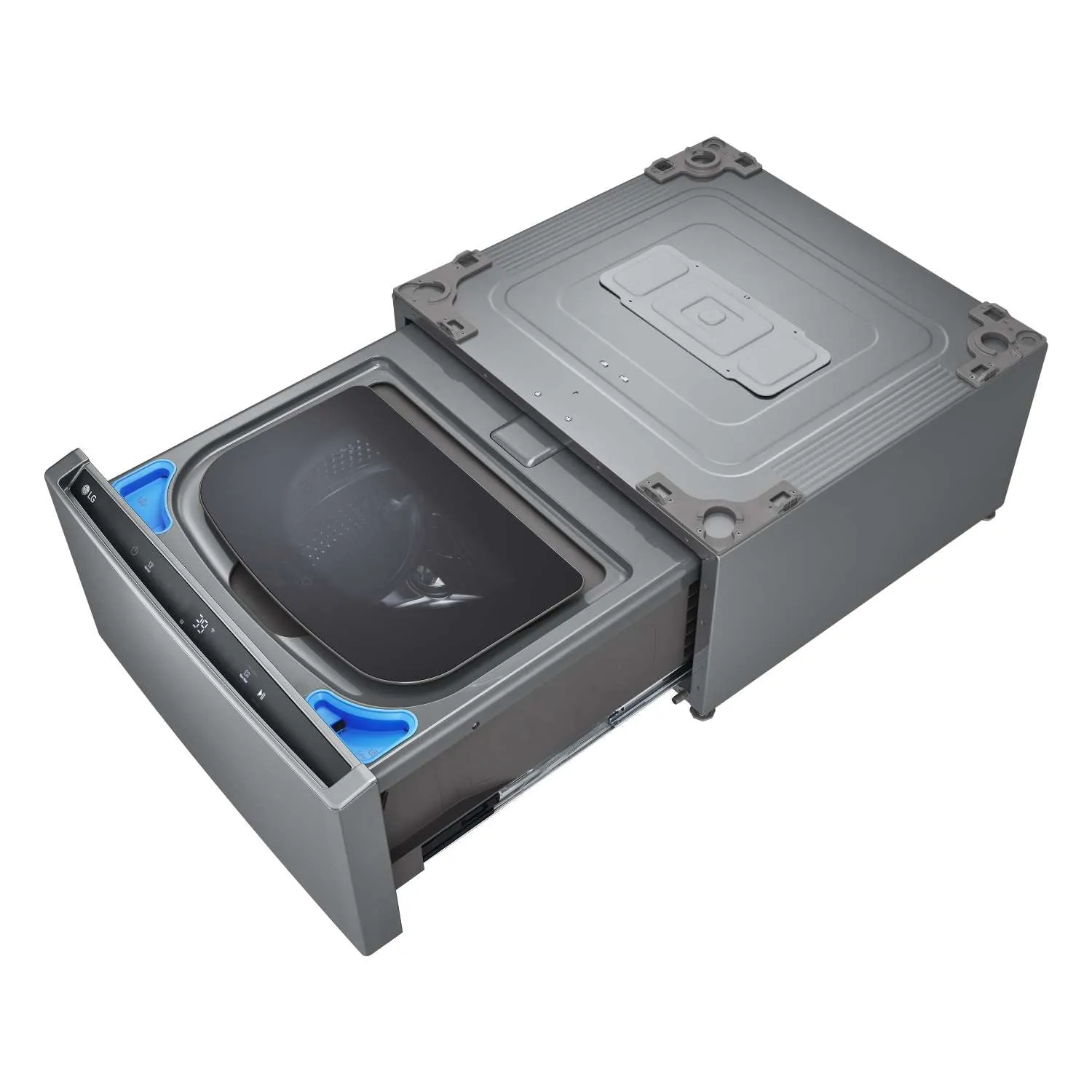 LG Graphite Steel 27'' LG SideKick Pedestal Washer (1 Cu. Ft) - WD300CV