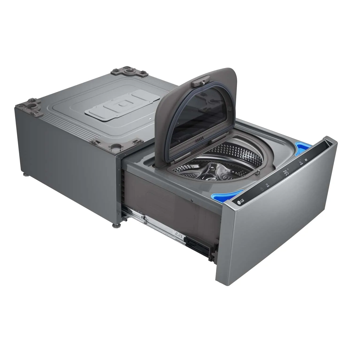 LG Graphite Steel 27'' LG SideKick Pedestal Washer (1 Cu. Ft) - WD300CV