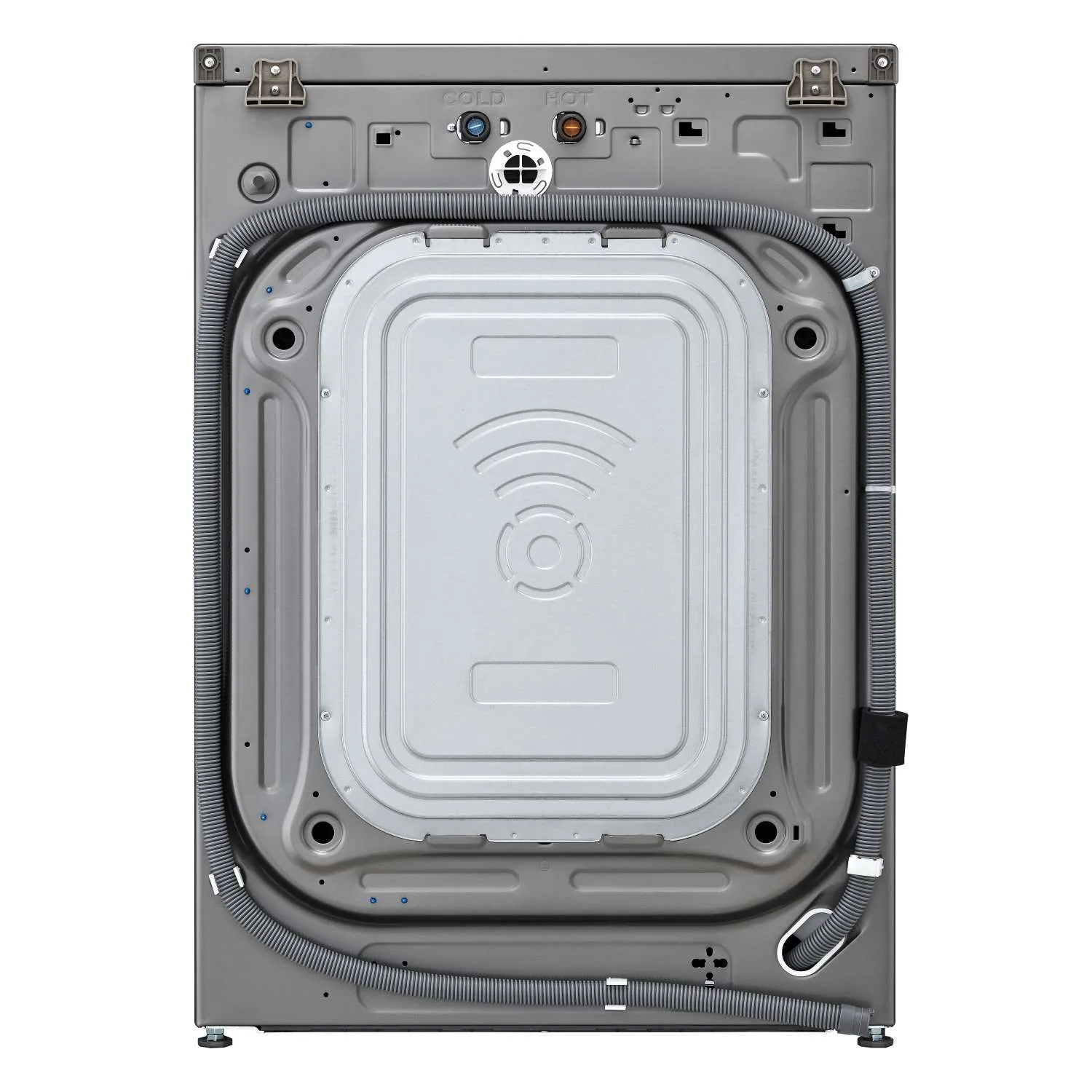 LG Graphite Steel 5.2 cu. ft. Front Load Washer with AI DD and LCD Knob - WM5500HVA