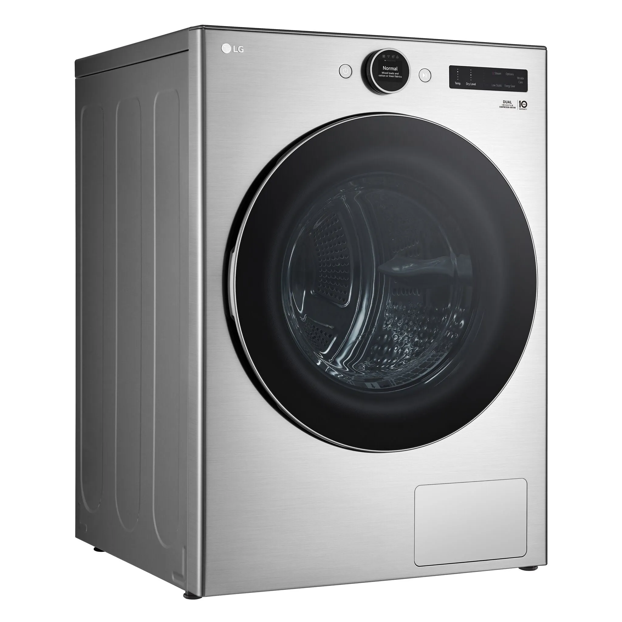 LG Graphite Steel Smart Front Load Dryer with Dual Inverter HeatPump Technology (7.8 Cu.ft) - DLHC5502V