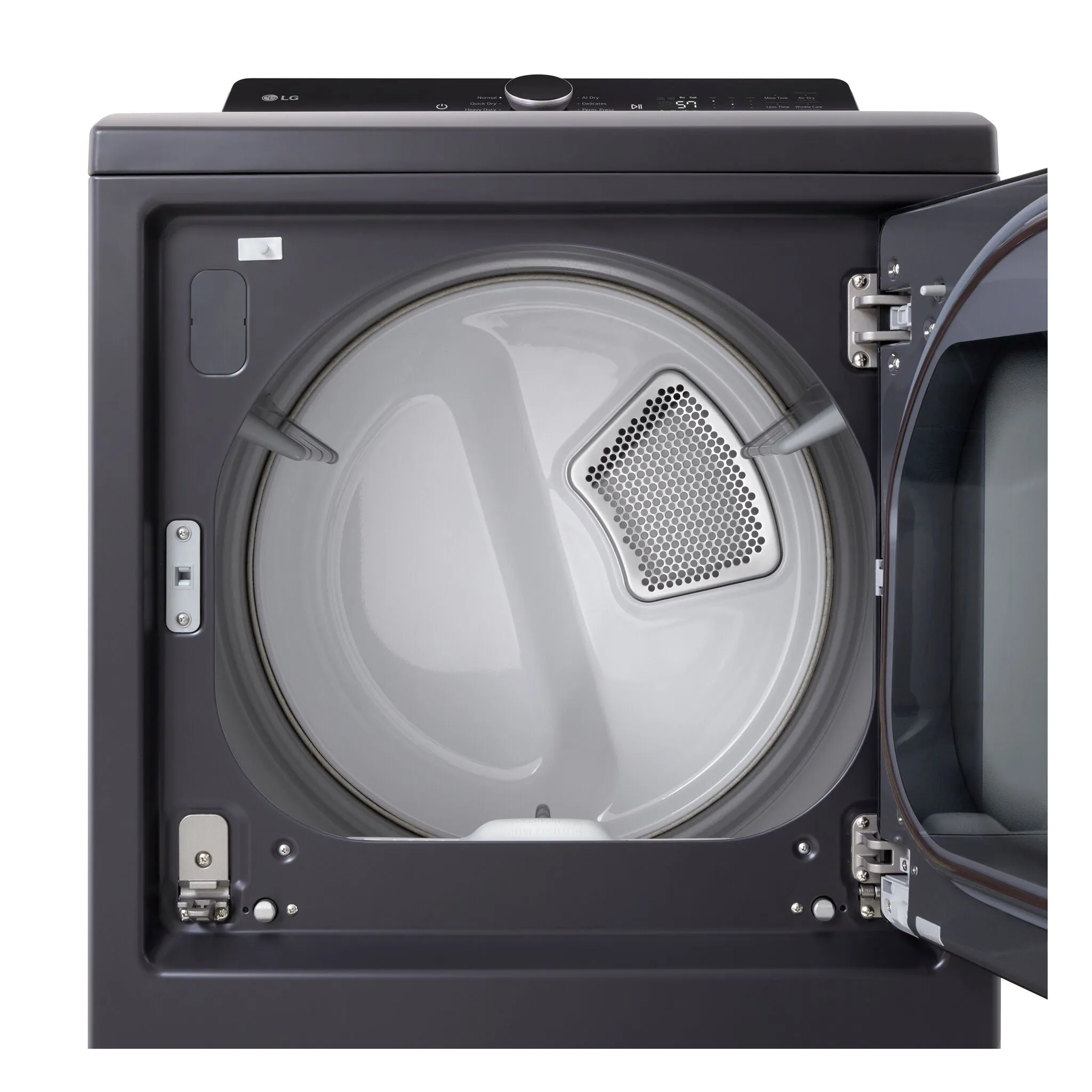 LG Matte Black Electric Dryer with EasyLoad Door (7.3 cu.ft) - DLE8400BE