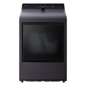LG Matte Black Electric Dryer with EasyLoad Door (7.3 cu.ft) - DLE8400BE
