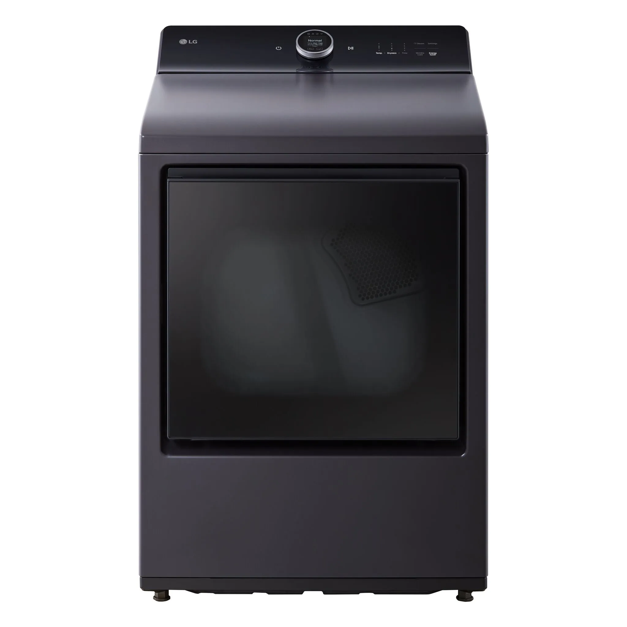 LG Matte Black Electric Dryer with EasyLoad Door (7.3 Cu.ft) - DLEX8600BE