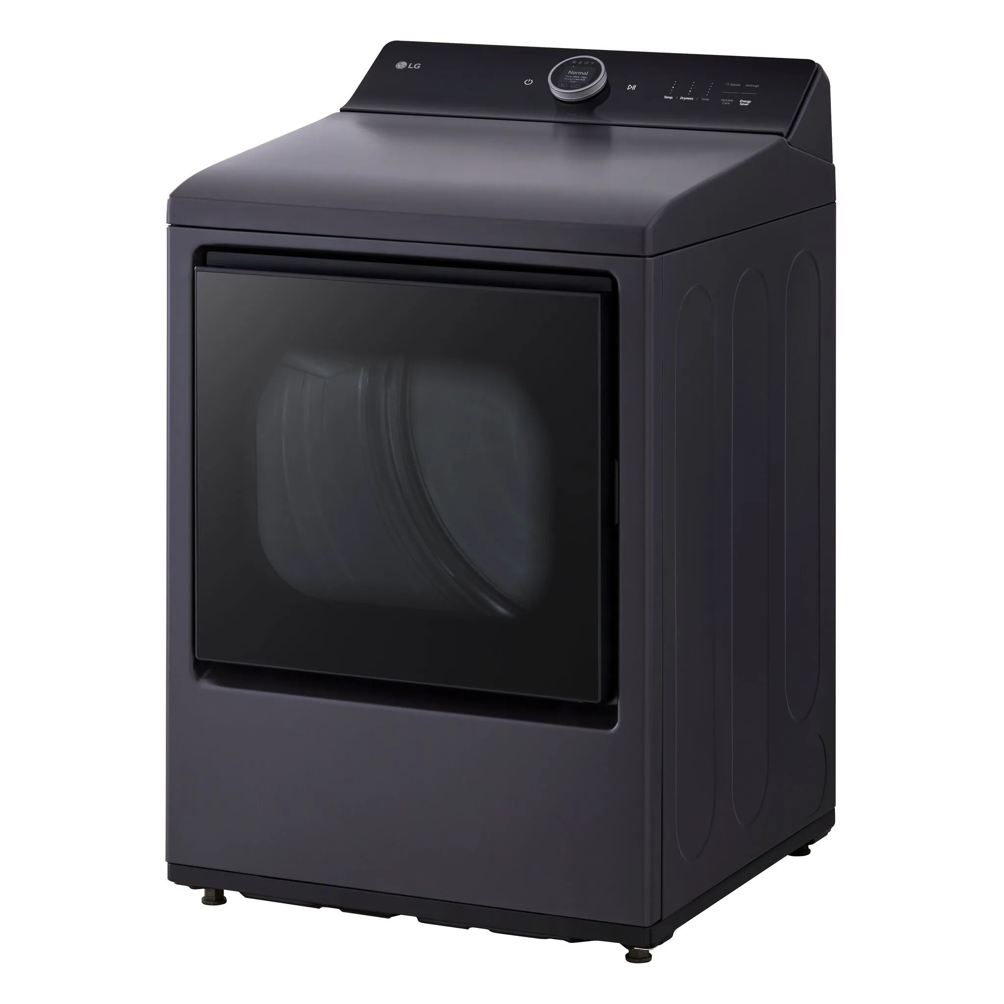 LG Matte Black Electric Dryer with EasyLoad Door (7.3 Cu.ft) - DLEX8600BE