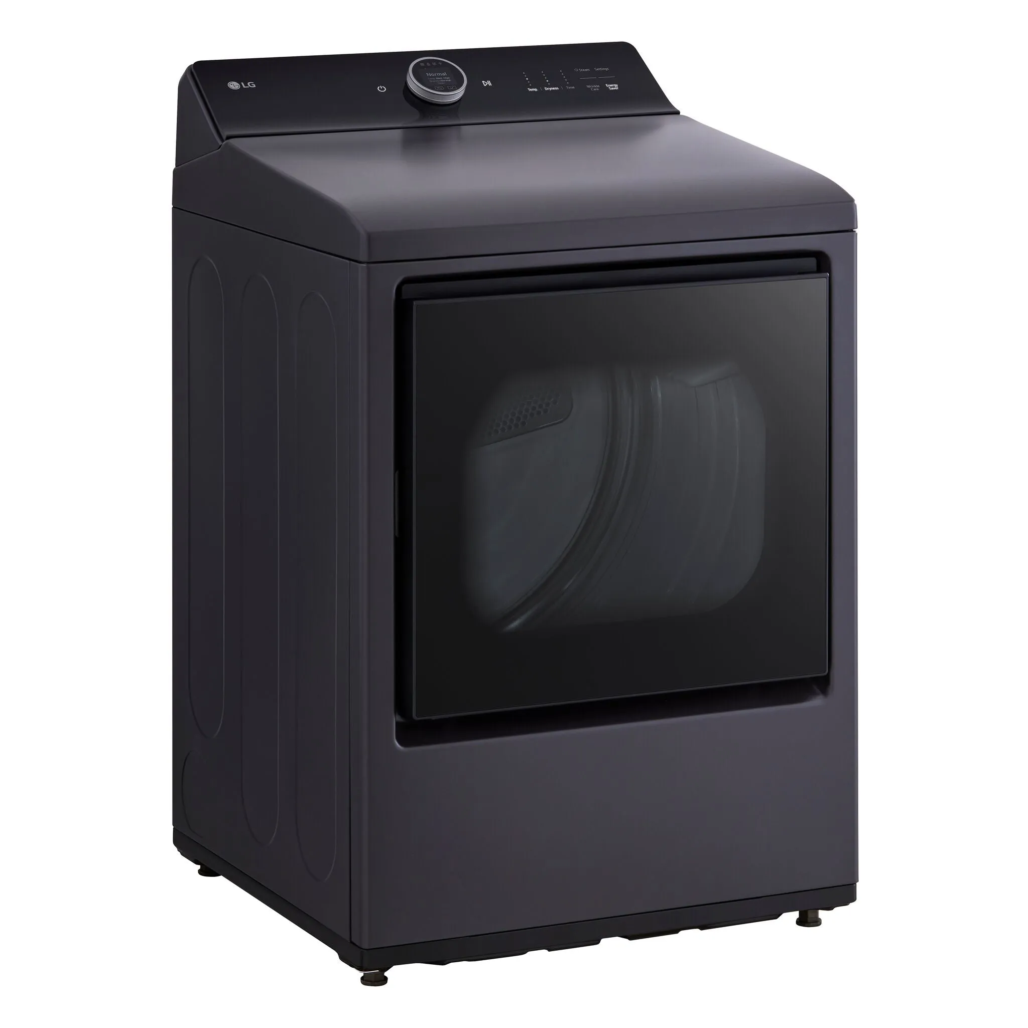 LG Matte Black Electric Dryer with EasyLoad Door (7.3 Cu.ft) - DLEX8600BE