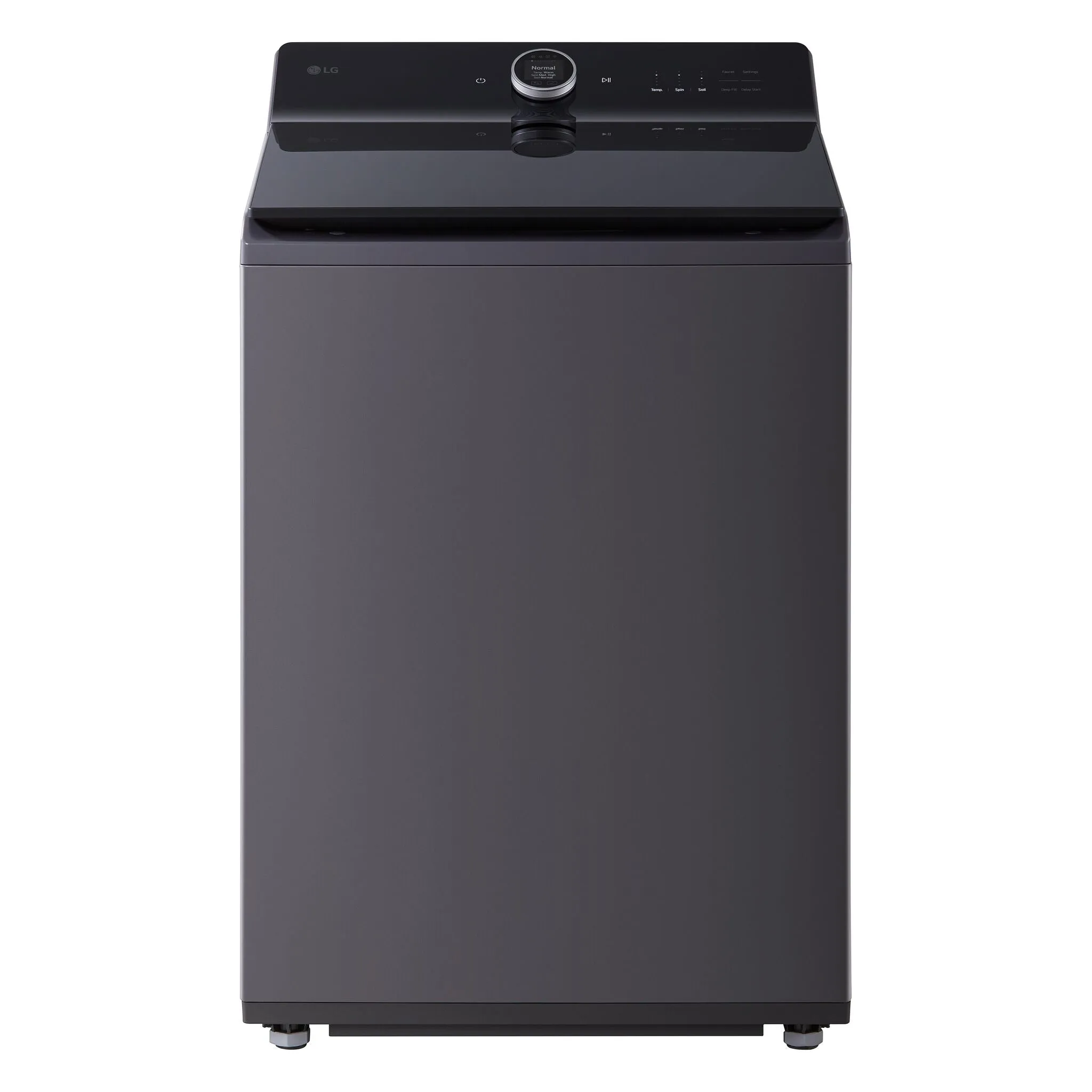 LG Matte Black Top Load Impeller Washer with EasyUnload (6.3 Cu.ft) - WT8600HBA