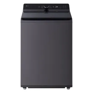 LG Matte Black Top Load Washer with 4-Way Agitator (6.1 cu. ft.) - WT8405CB
