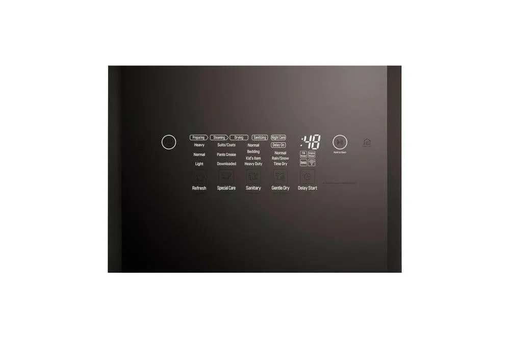 Lg S3MFBN Styler - Refresh Garments In Minutes With Smart Wi-Fi Enabled Steam Clothing Care System - Gray