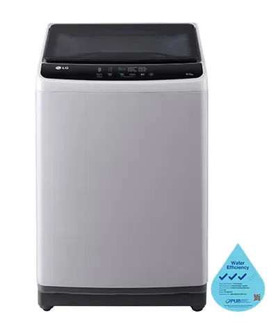 LG T2108NT1G 8KG Top Load Washing Machine, Gray