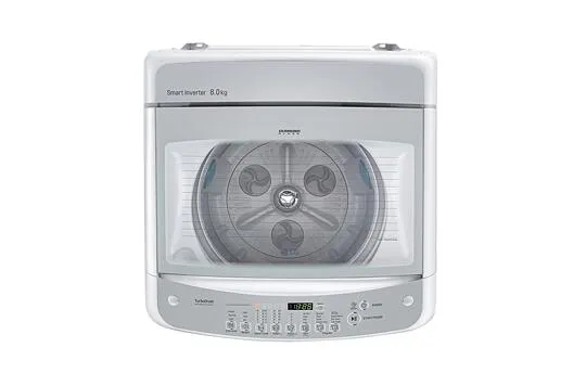 LG T2108VSAW 8KG Smart Inverter Top Load Washer (8KG)