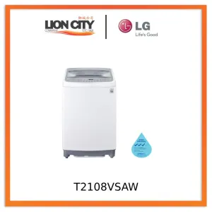 LG T2108VSAW 8KG Smart Inverter Top Load Washer (8KG)