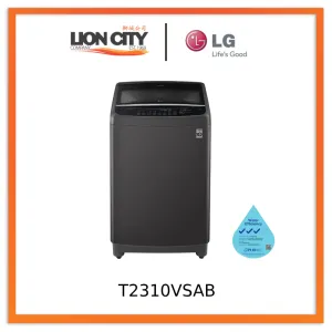 LG T2310VSAB 10kg Smart Inverter Top Load Washing Machine in Middle Black