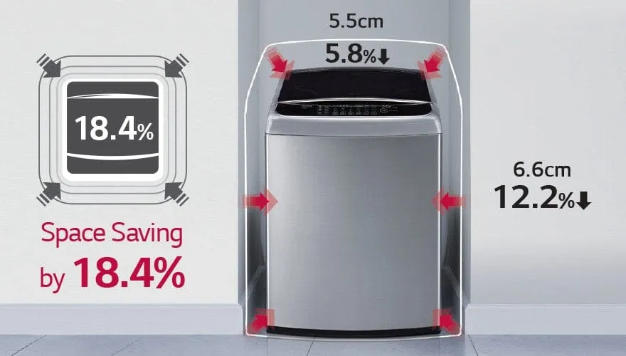 LG TH2110DSAWTop Load Washer (10kg) Turbowash 3D