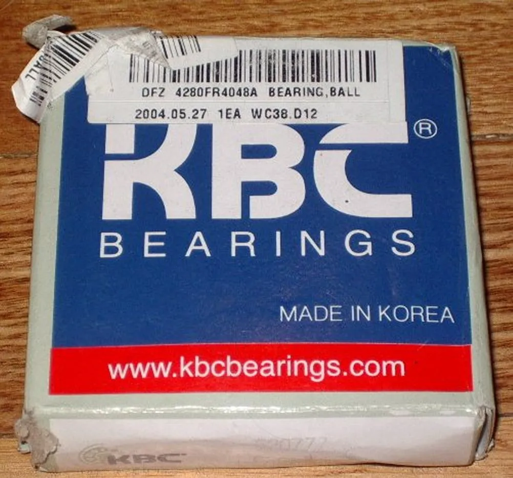 LG WD-1021W F/L Inner Drum Bearing - Part # 4280FR4048A, 6207Z