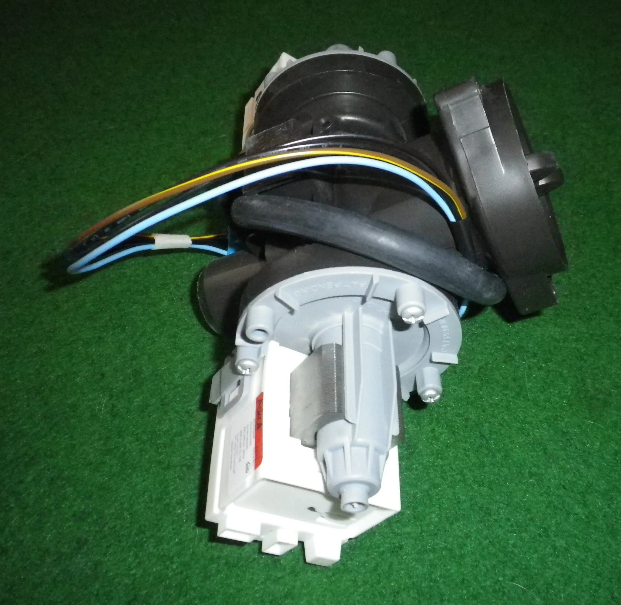 LG WD-1285RD Complete Dual Magnetic Drain Pump Motor Assy - Part # 5859ER1002F