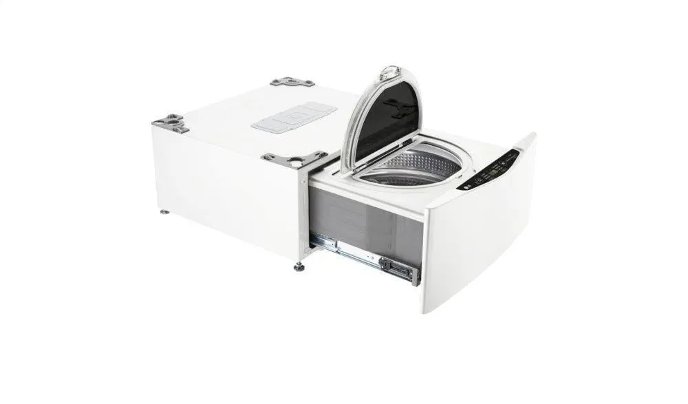Lg WD100CW 1.0 Cu. Ft. Lg Sidekick&#8482; Pedestal Washer, Lg Twinwash&#8482; Compatible