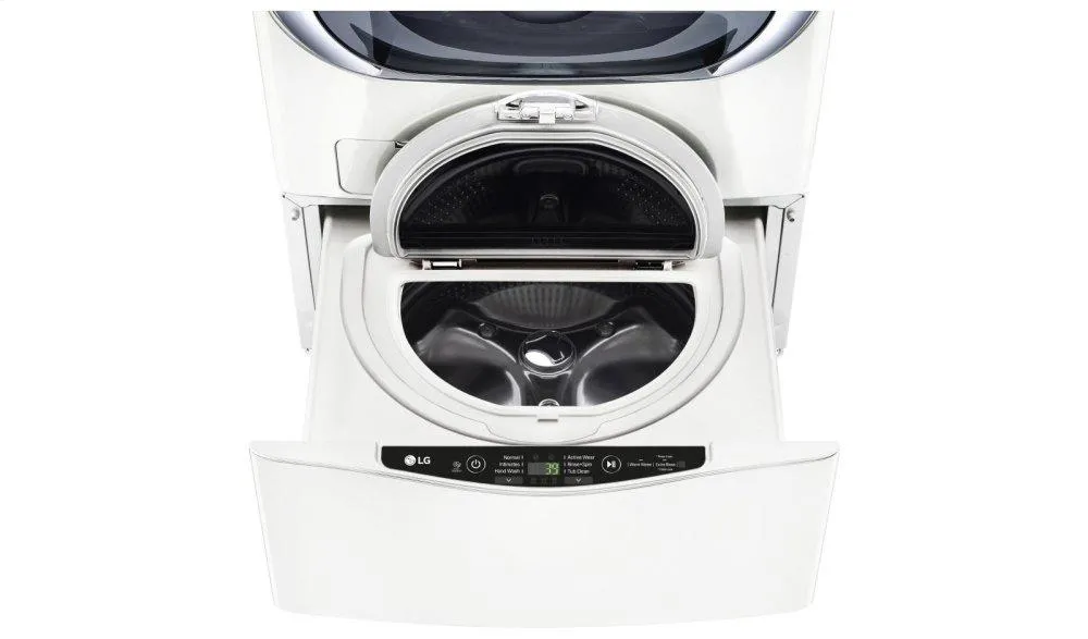 Lg WD100CW 1.0 Cu. Ft. Lg Sidekick&#8482; Pedestal Washer, Lg Twinwash&#8482; Compatible