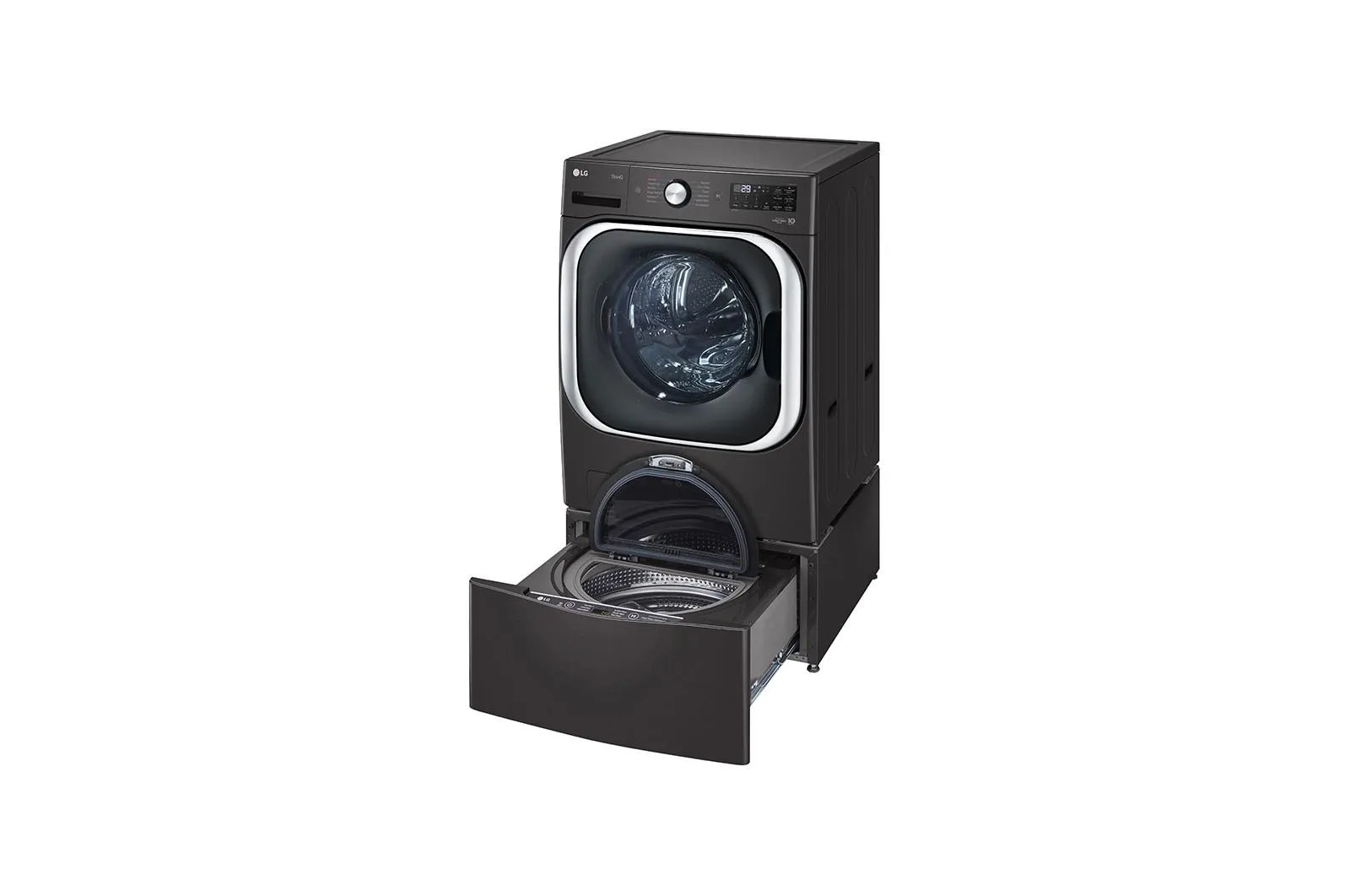 Lg WD200CB 1.0 Cu. Ft. Lg Sidekick&#8482; Pedestal Washer, Lg Twinwash&#8482; Compatible