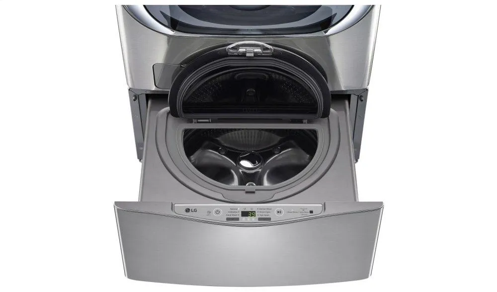 Lg WD200CV 1.0 Cu. Ft. Lg Sidekick&#8482; Pedestal Washer, Lg Twinwash&#8482; Compatible