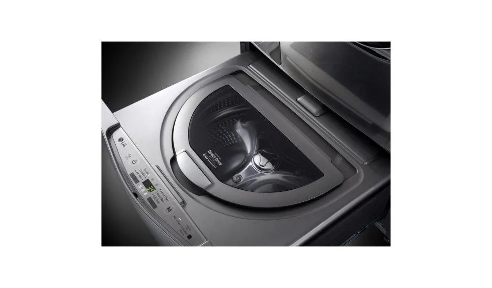Lg WD200CV 1.0 Cu. Ft. Lg Sidekick&#8482; Pedestal Washer, Lg Twinwash&#8482; Compatible