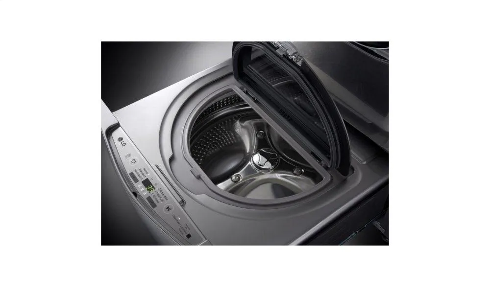 Lg WD200CV 1.0 Cu. Ft. Lg Sidekick&#8482; Pedestal Washer, Lg Twinwash&#8482; Compatible