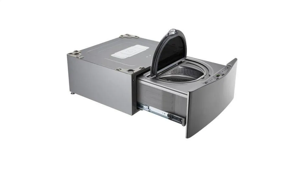 Lg WD200CV 1.0 Cu. Ft. Lg Sidekick&#8482; Pedestal Washer, Lg Twinwash&#8482; Compatible