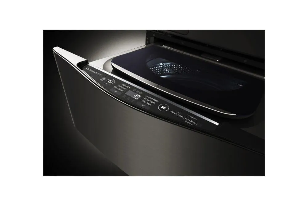 Lg WD205CK Lg Signature 1.0 Cu. Ft. Lg Sidekick&#8482; Pedestal Washer, Lg Twinwash&#8482; Compatible