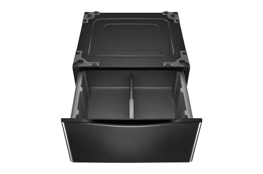 Lg WDP4B Laundry Pedestal - Black Steel