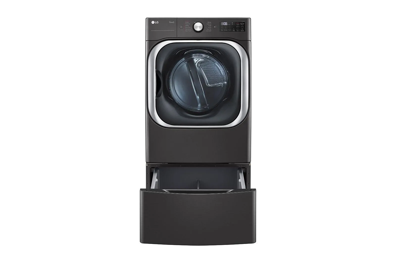 Lg WDP5B Laundry Pedestal - Black Steel