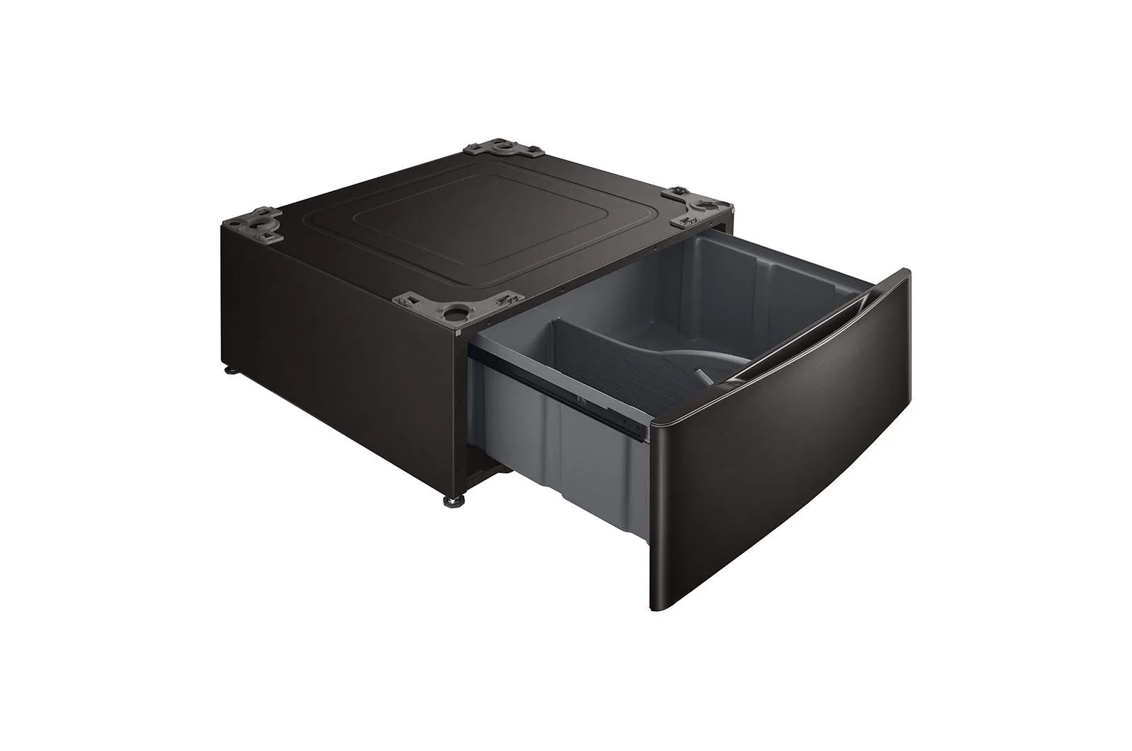 Lg WDP5B Laundry Pedestal - Black Steel