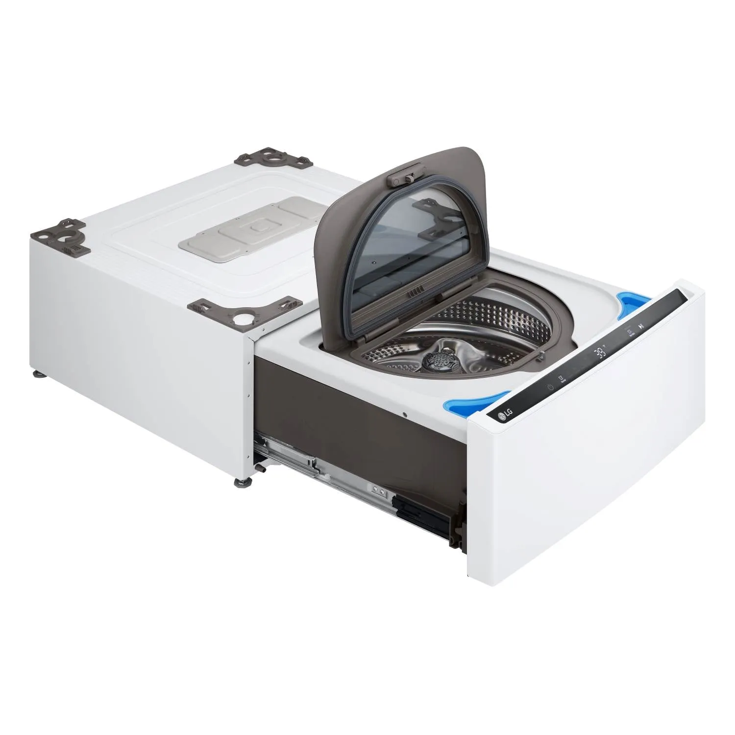 LG White 27'' LG SideKick Pedestal Washer (1 Cu. Ft) - WD300CW