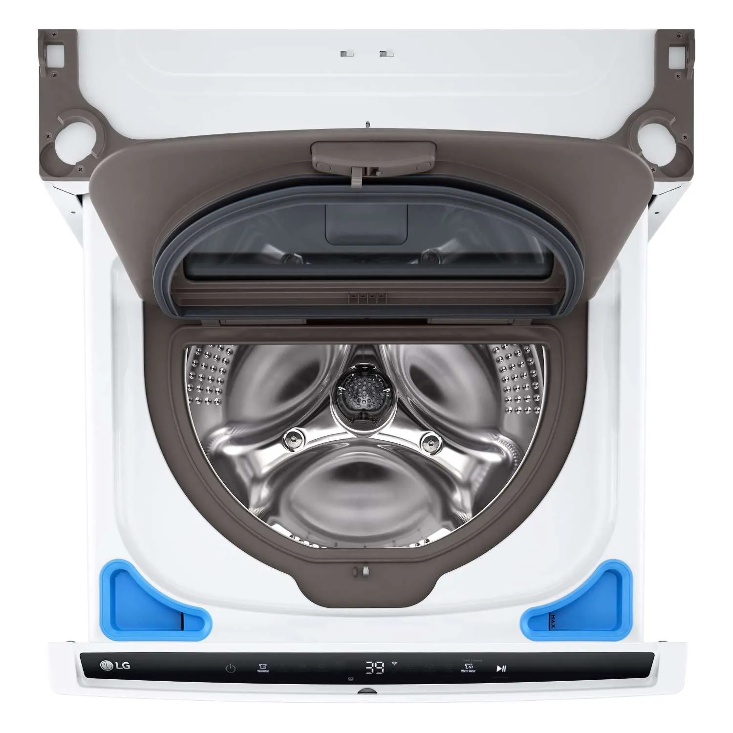 LG White 27'' LG SideKick Pedestal Washer (1 Cu. Ft) - WD300CW