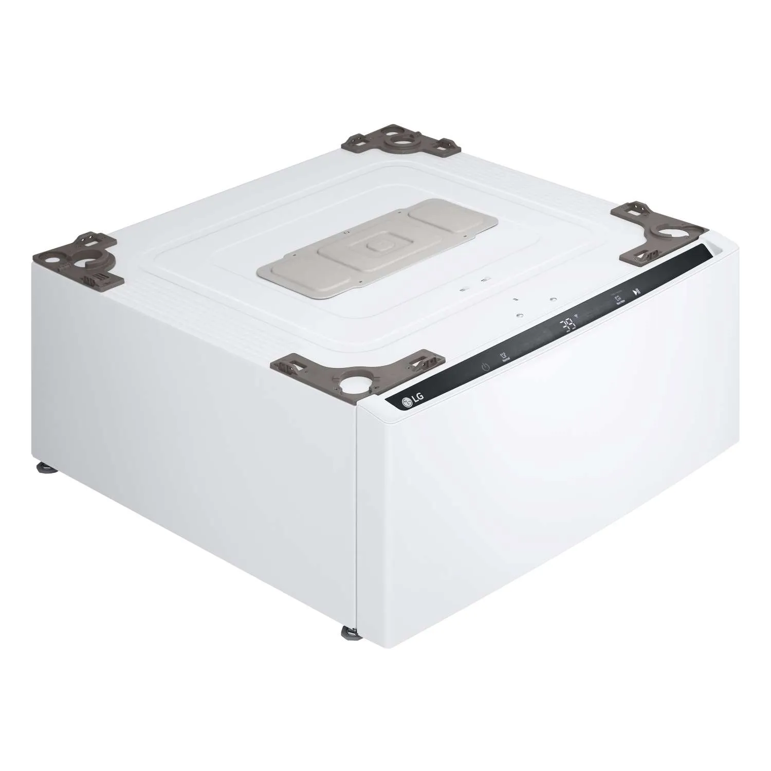 LG White 27'' LG SideKick Pedestal Washer (1 Cu. Ft) - WD300CW
