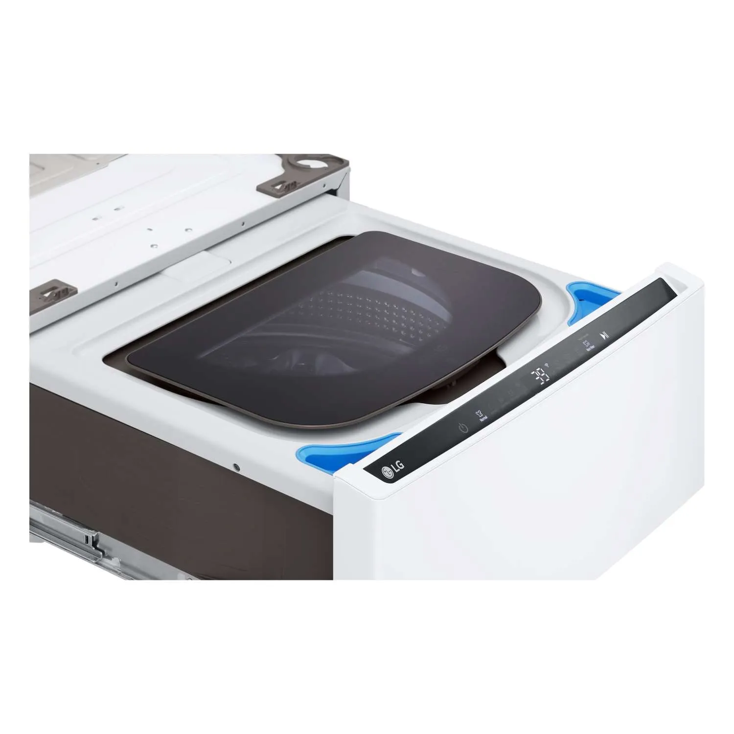 LG White 27'' LG SideKick Pedestal Washer (1 Cu. Ft) - WD300CW