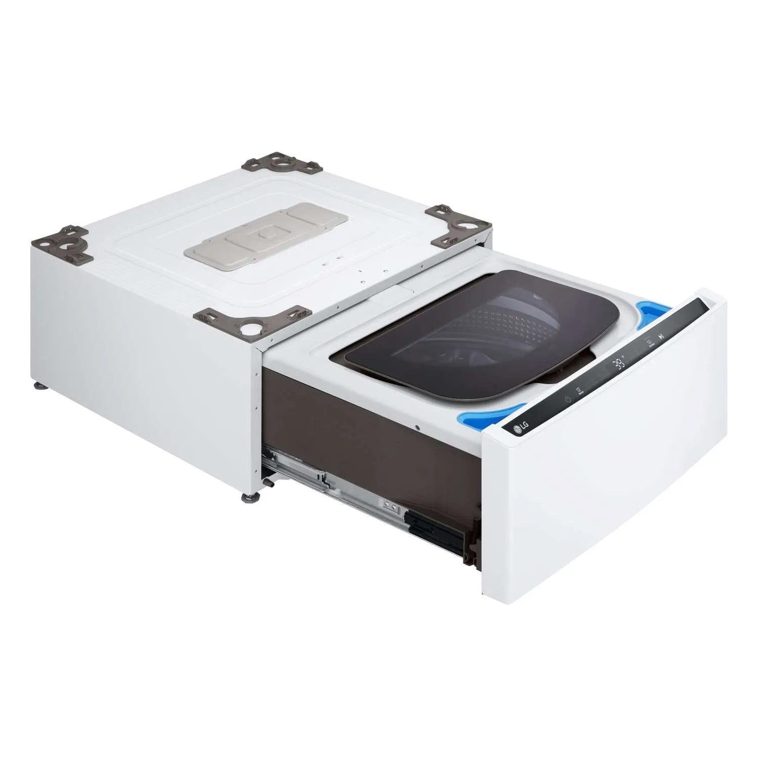 LG White 27'' LG SideKick Pedestal Washer (1 Cu. Ft) - WD300CW