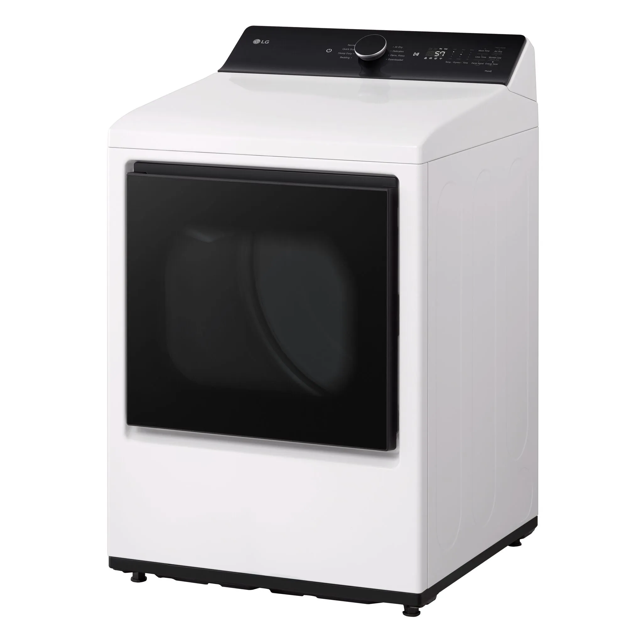 LG White Electric Dryer with EasyLoad Door (7.3 cu.ft) - DLE8400WE