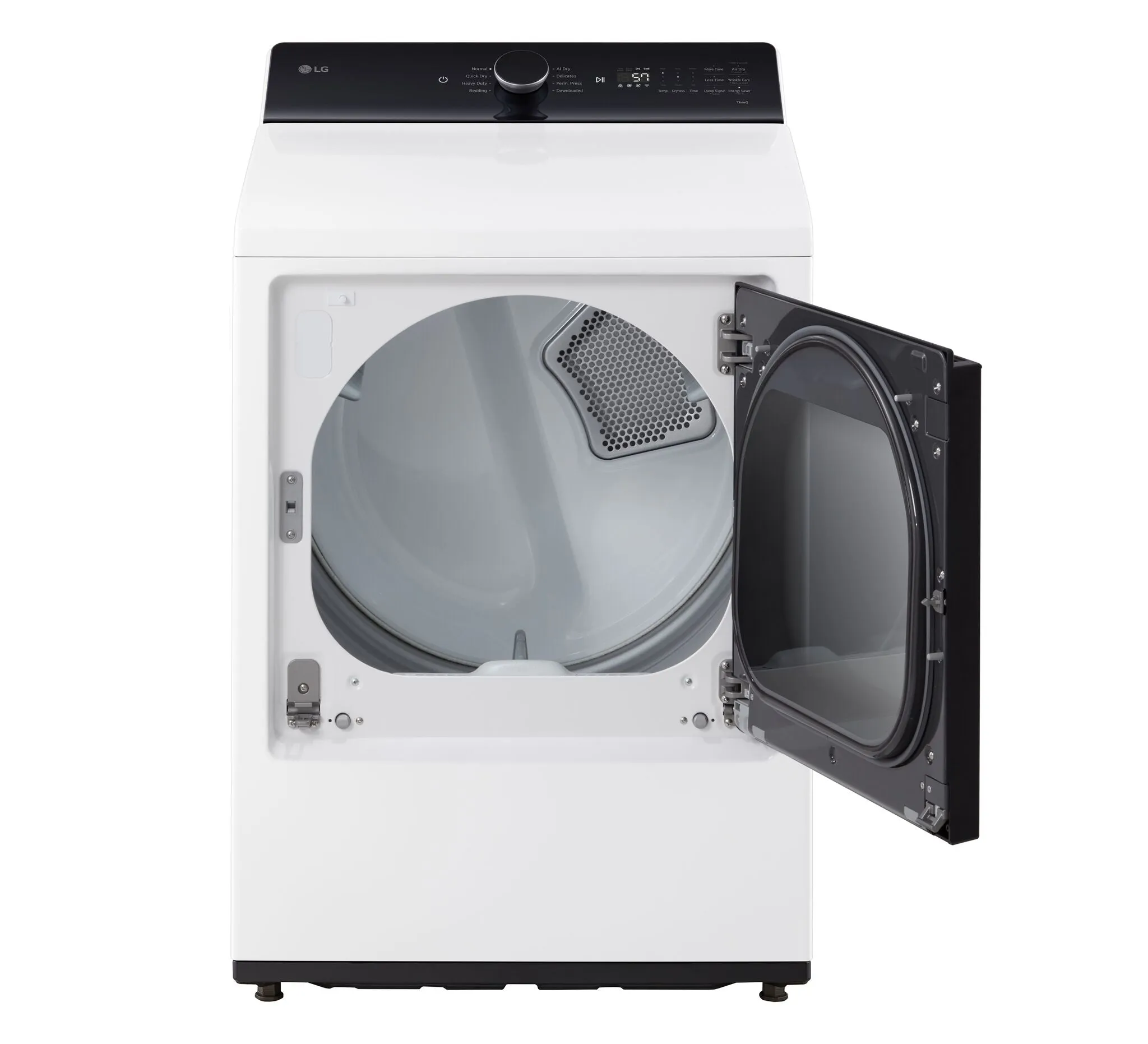 LG White Electric Dryer with EasyLoad Door (7.3 cu.ft) - DLE8400WE