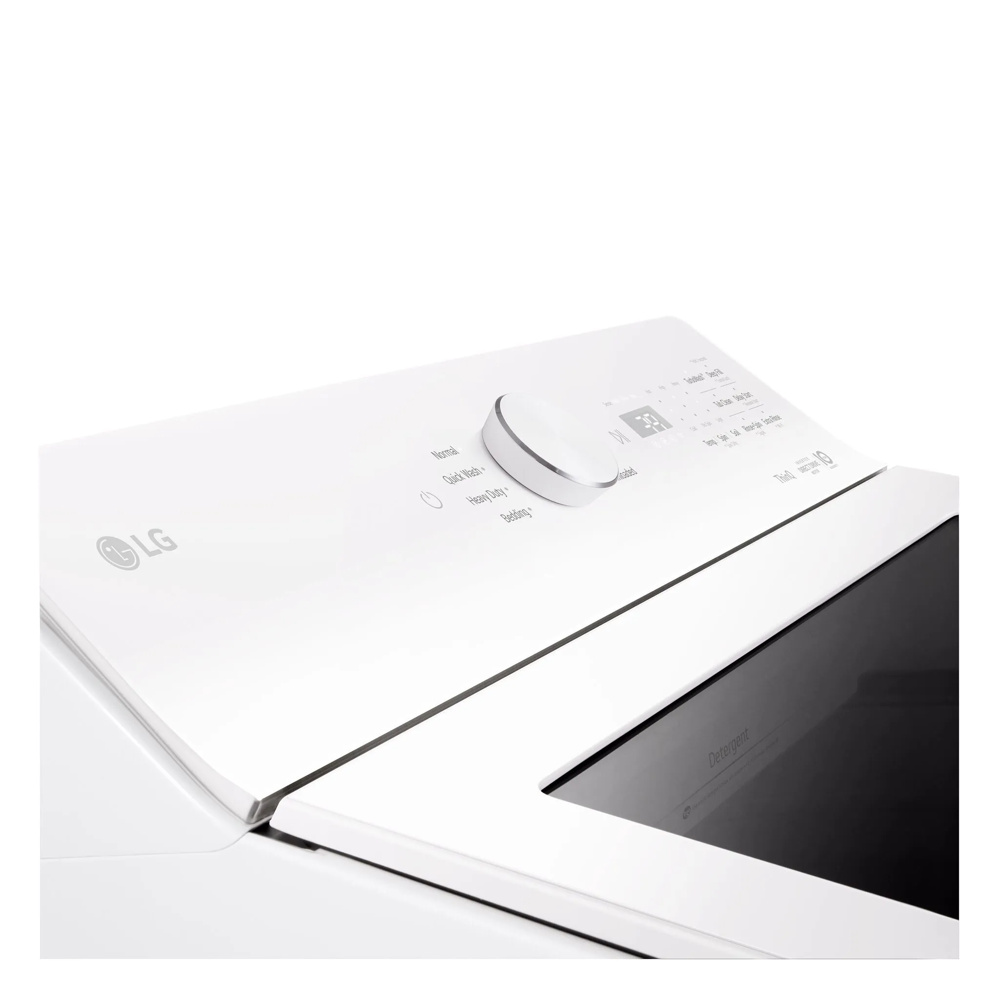 LG White Mega Capacity Smart Top Load Washer with 4-Way Agitator (5.6 Cu. Ft) - WT8205CW