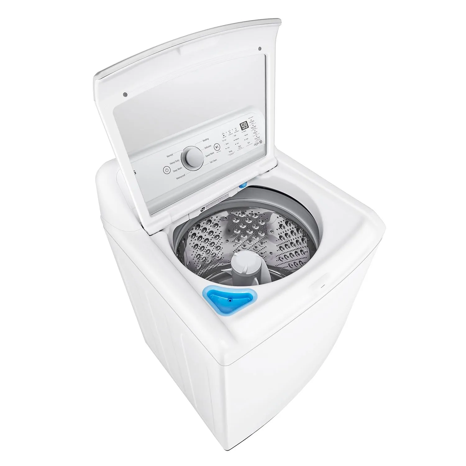LG White Top Load Agitator Washer with 6Motion Technology (5.6 Cu. Ft) - WT7155CW