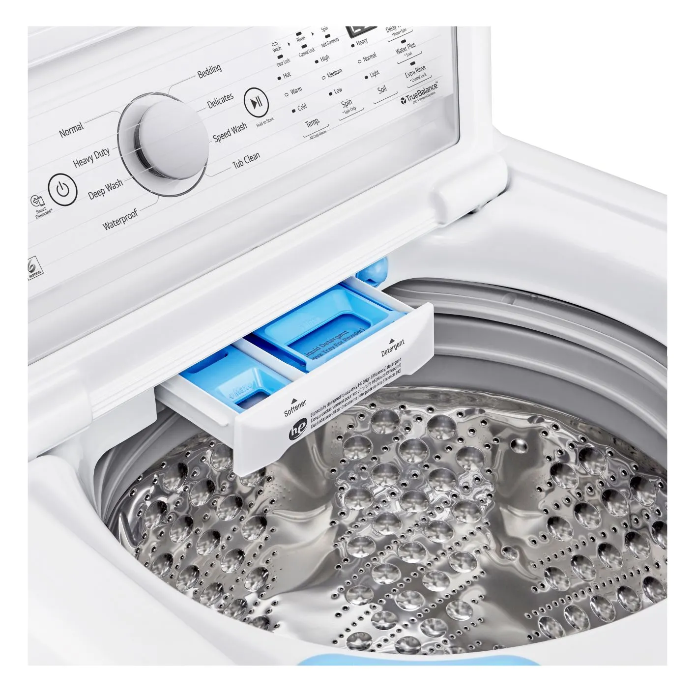 LG White Top Load Washer with 6Motion Technology (5.8 Cu. Ft.) - WT7150CW