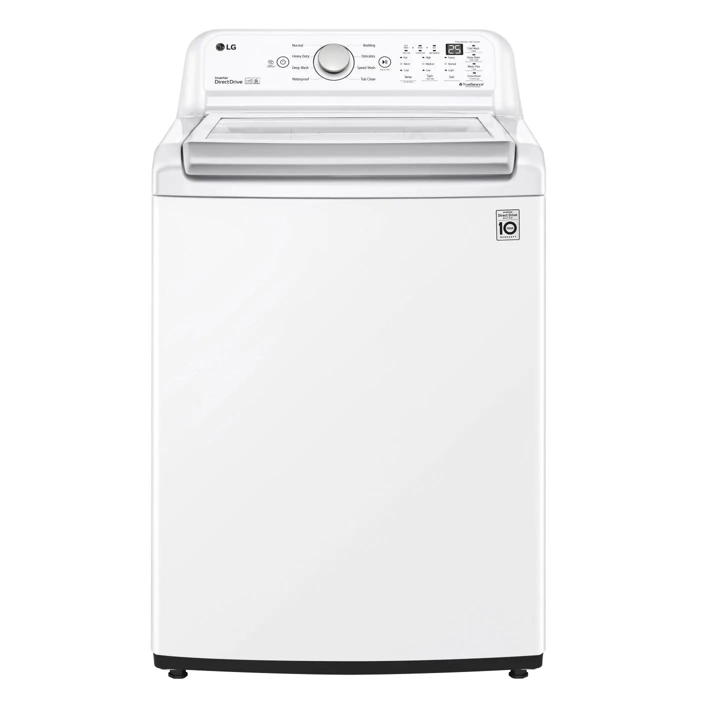 LG White Top Load Washer with 6Motion Technology (5.8 Cu. Ft.) - WT7150CW