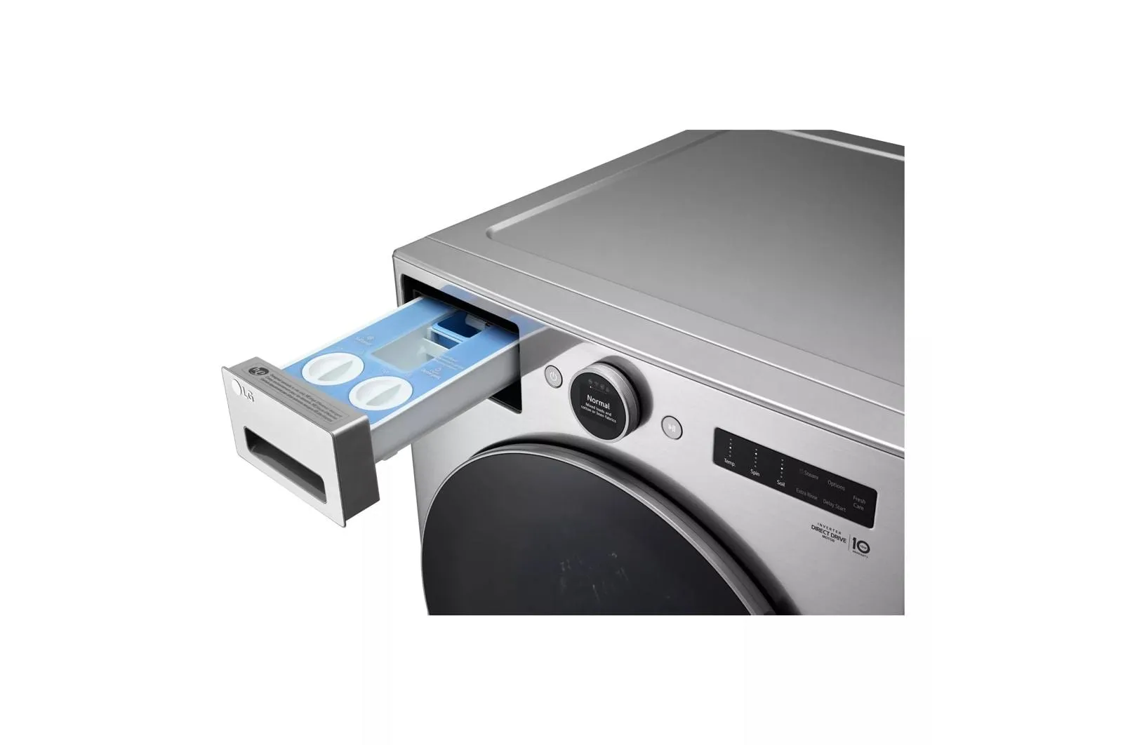 Lg WM5700HVA 4.5 Cu.Ft. Smart Front Load Washer With Turbowash 360(Degree), Built-In Intelligence And Ezdispense