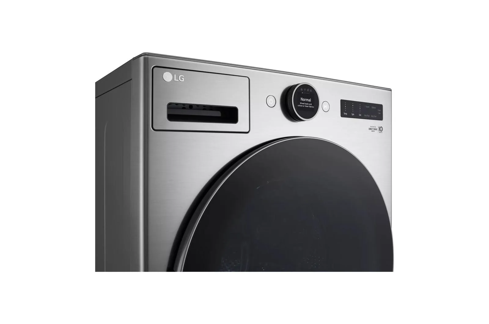 Lg WM5700HVA 4.5 Cu.Ft. Smart Front Load Washer With Turbowash 360(Degree), Built-In Intelligence And Ezdispense