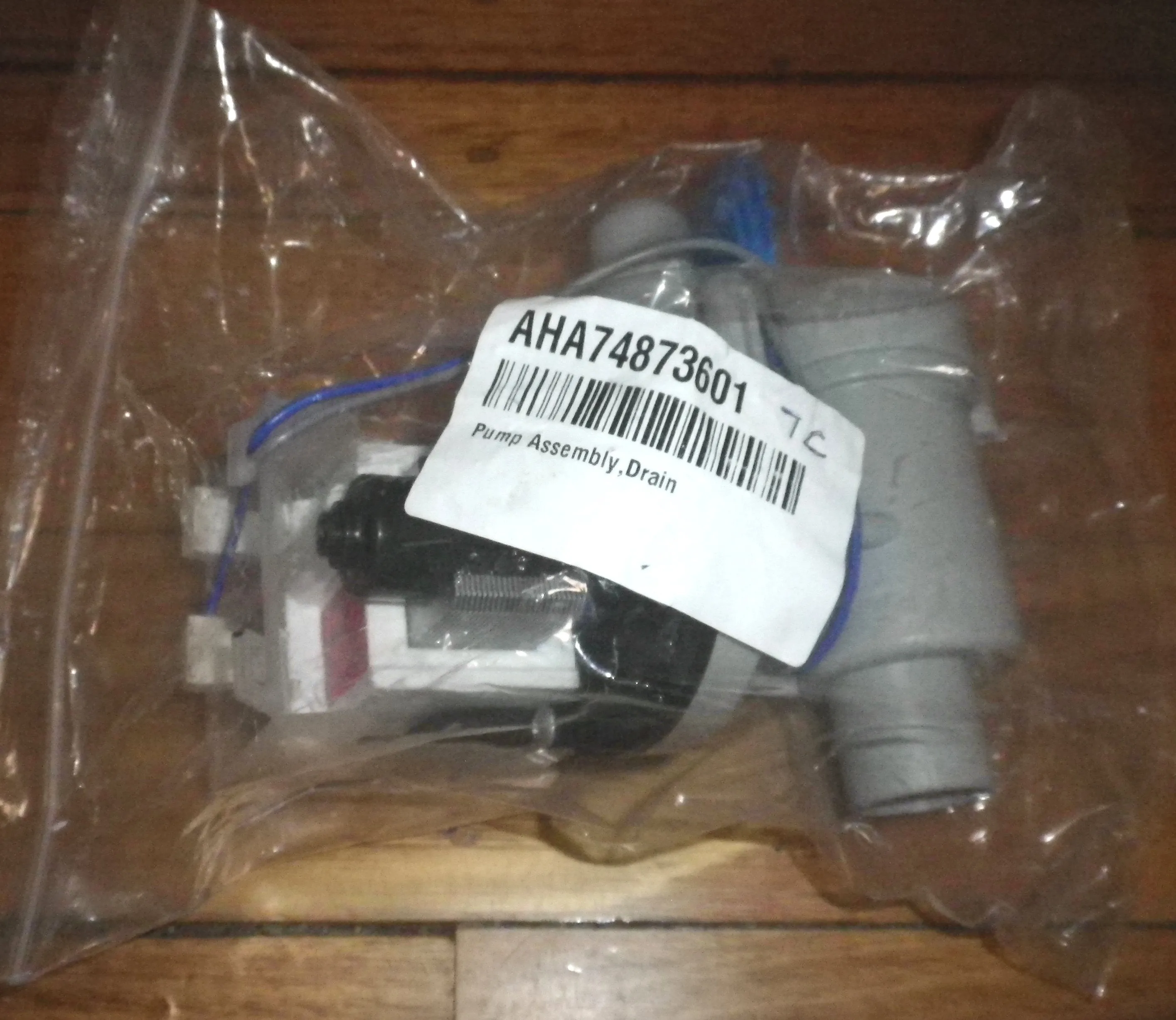 LG WT-H750, WT-G7532W Electric Drain Pump Motor - Part # AHA74873601