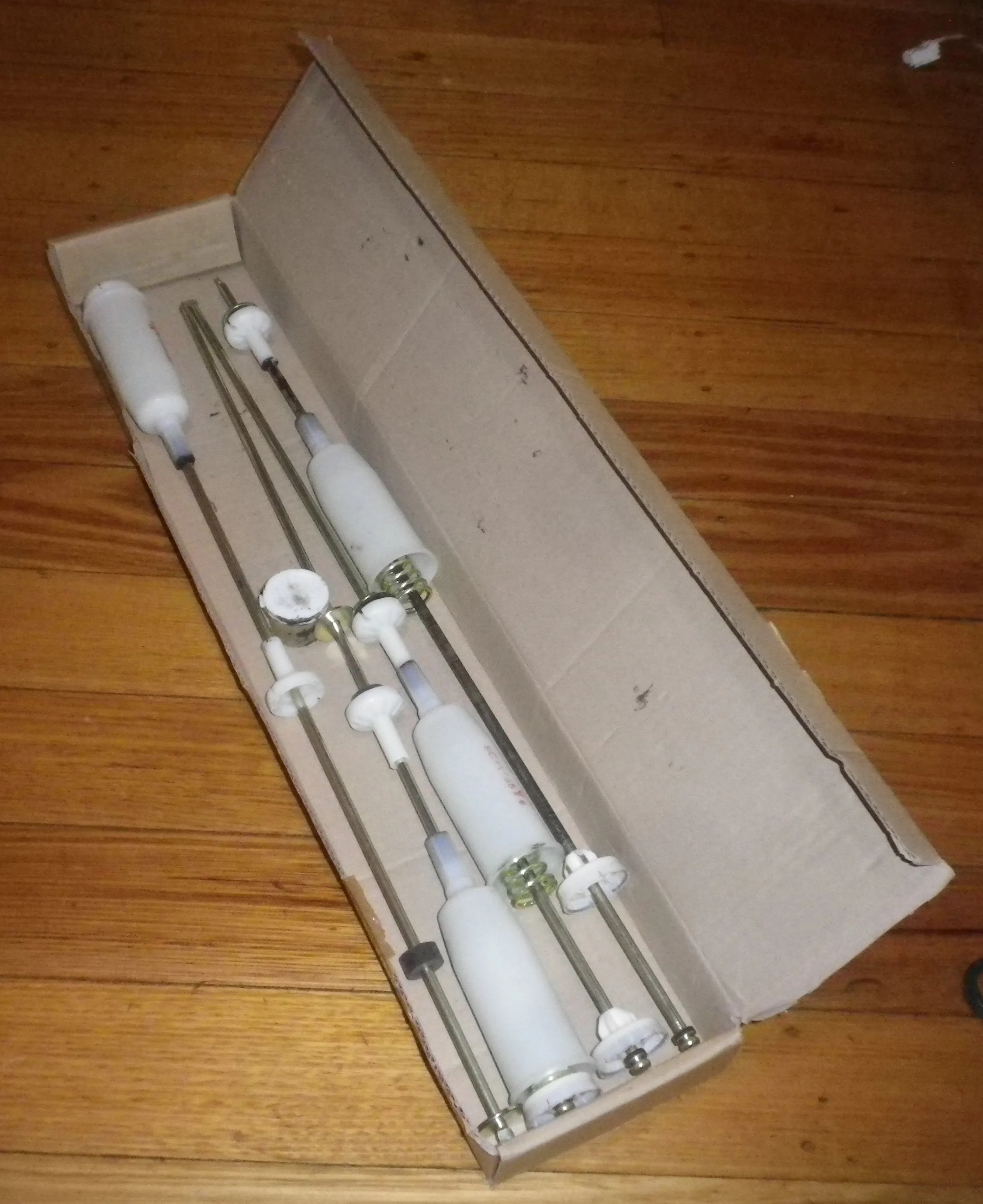 LG WT-R1375TH, WT-R11675TH Suspension Rod Set with White Cups - Part # AJK72909305