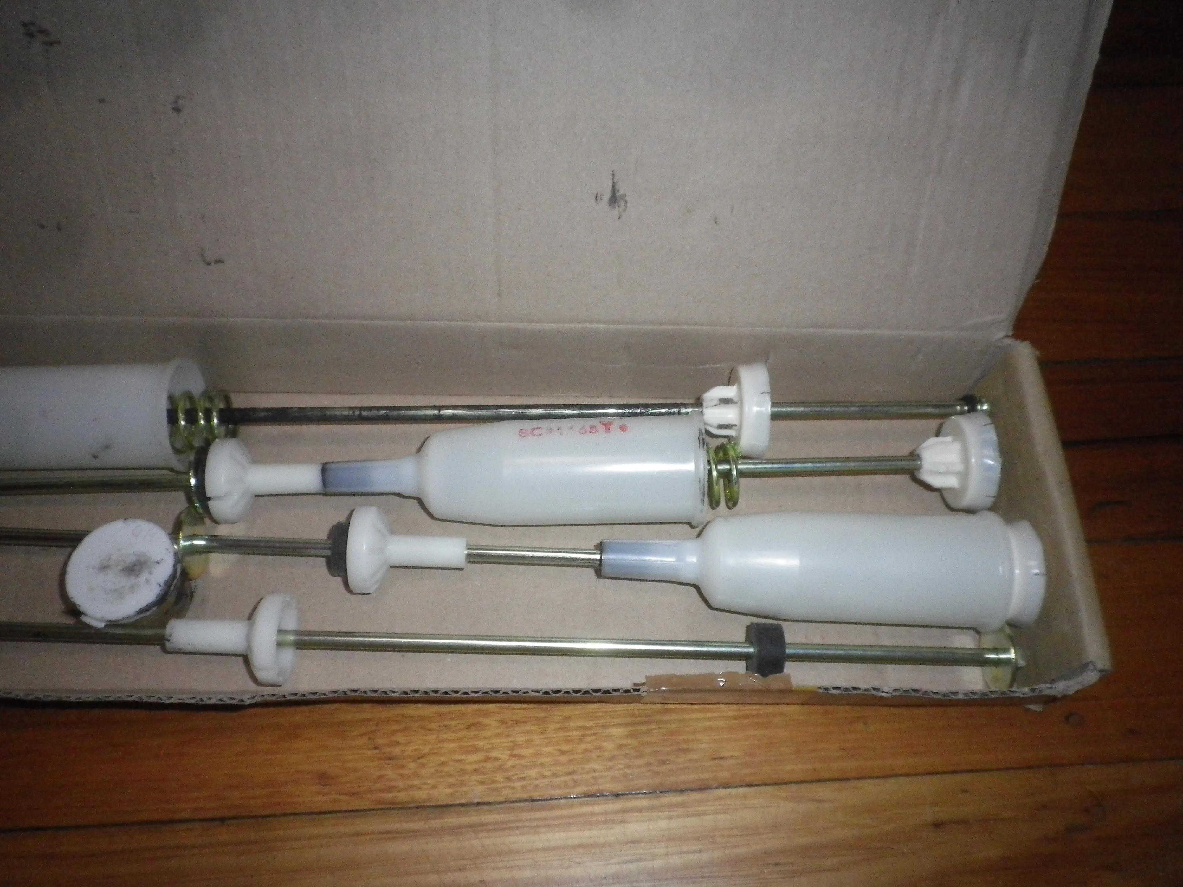 LG WT-R1375TH, WT-R11675TH Suspension Rod Set with White Cups - Part # AJK72909305